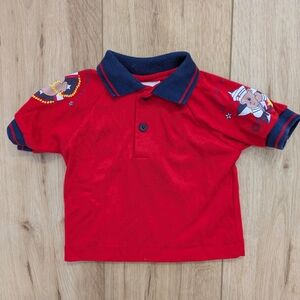 Vintage OshKosh B'gosh Red Polo With Sailor Bears